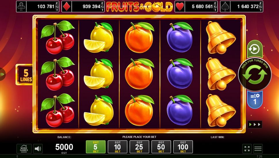 golden fruits slot