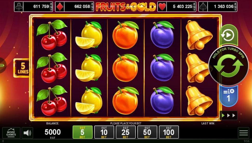 Fruits & Gold Slot Mobile