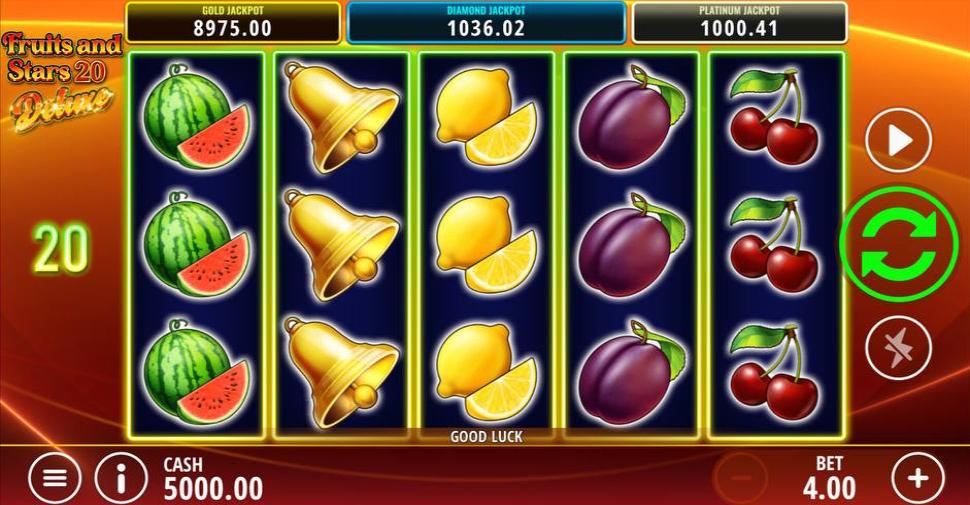 Fruits and stars 20 deluxe slot mobile
