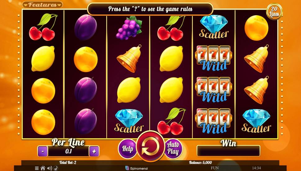Fruits Collection 20 Lines Slot - Review, Free & Demo Play