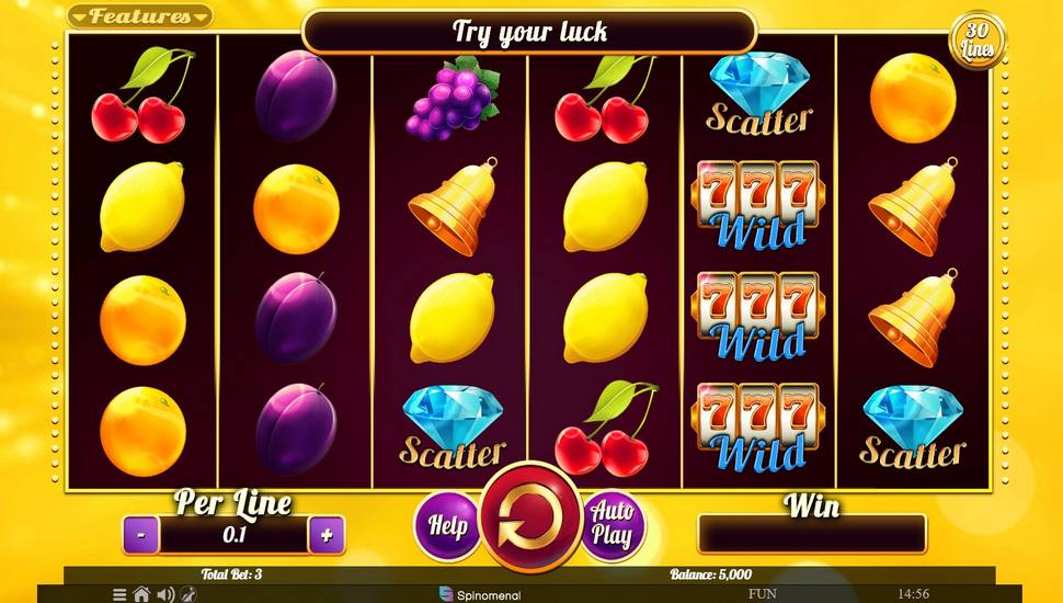 Fruits Collection 30 Lines Slot - Review, Free & Demo Play preview