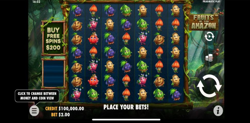 Fruits of the Amazon slot mobile