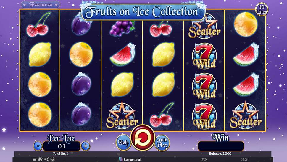 Fruits On Ice Collection 10 Lines 