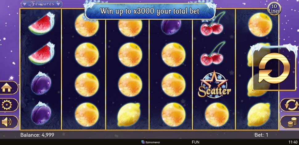 Fruits On Ice Collection 10 Lines Slot Mobile