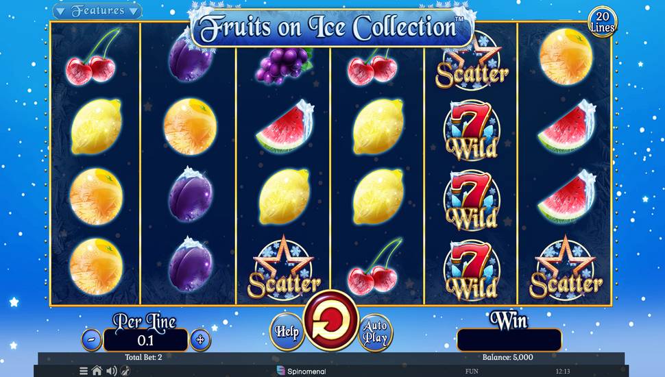 Fruits On Ice Collection 20 Lines Slot - Review, Free & Demo Play