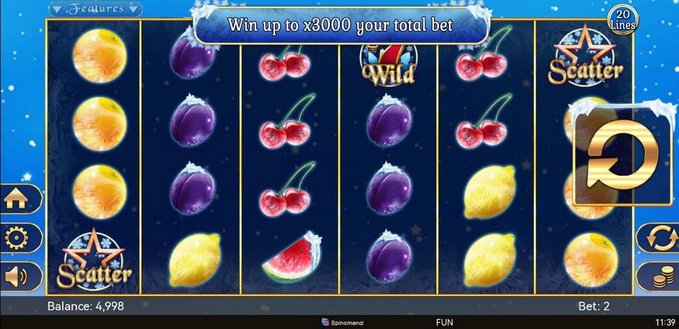 Fruits On Ice Collection 20 Lines Slot Mobile