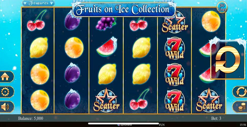 Fruits On Ice Collection 30 Lines slot mobile