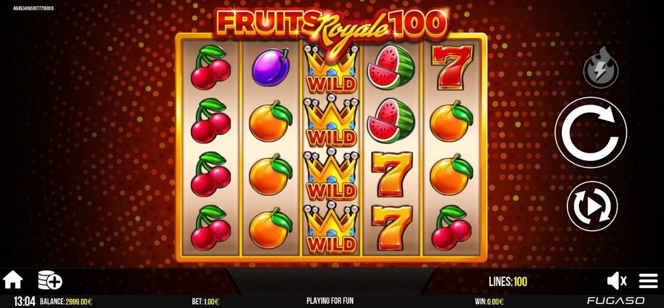 Fruits Royale 100 slot mobile