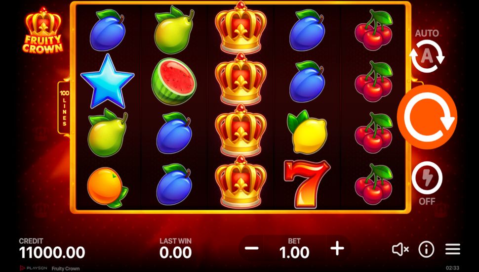Fruity Crown Slot - Review, Free & Demo Play preview