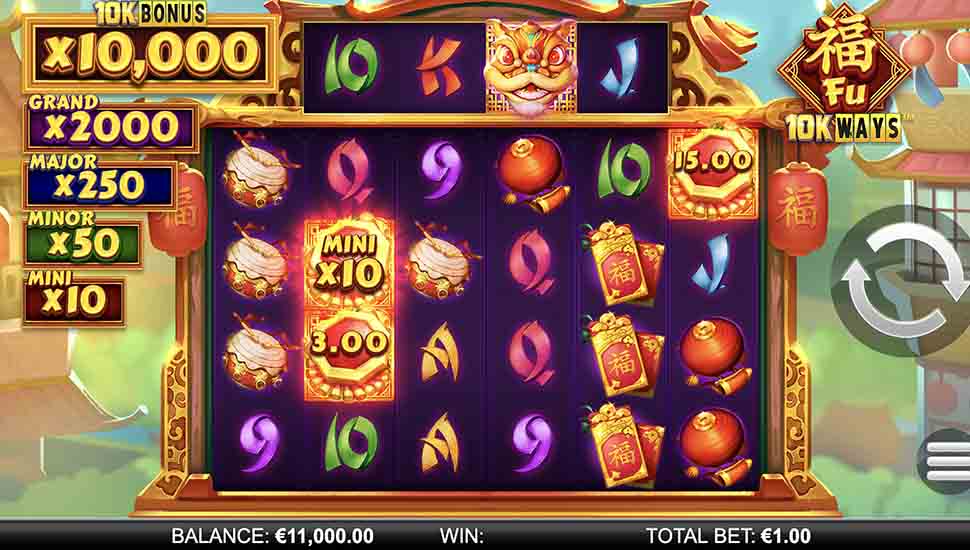 Fu 10K Ways Slot - Review, Free & Demo Play preview