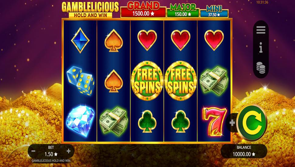Gamblelicious Hold and Win Slot preview