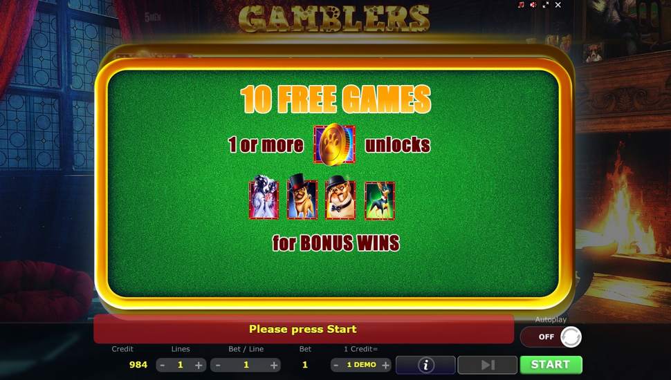 Gamblers Slot - Free Spins