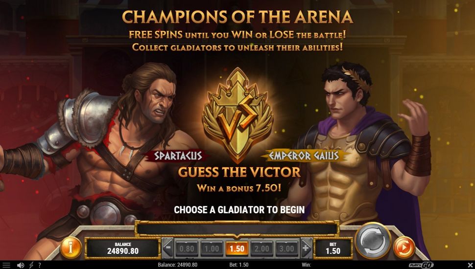 Game of Gladiators Uprising Slot - Free Spins