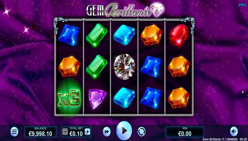 Gem Brillante Slot - Wilds With Multipliers