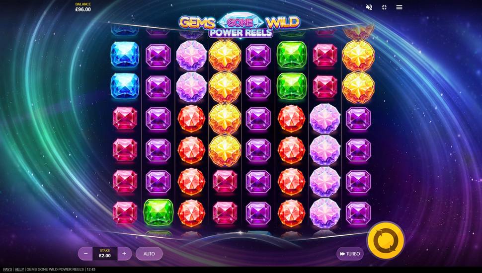 Gems Gone Wild Power Reels Slot - Review, Free & Demo Play