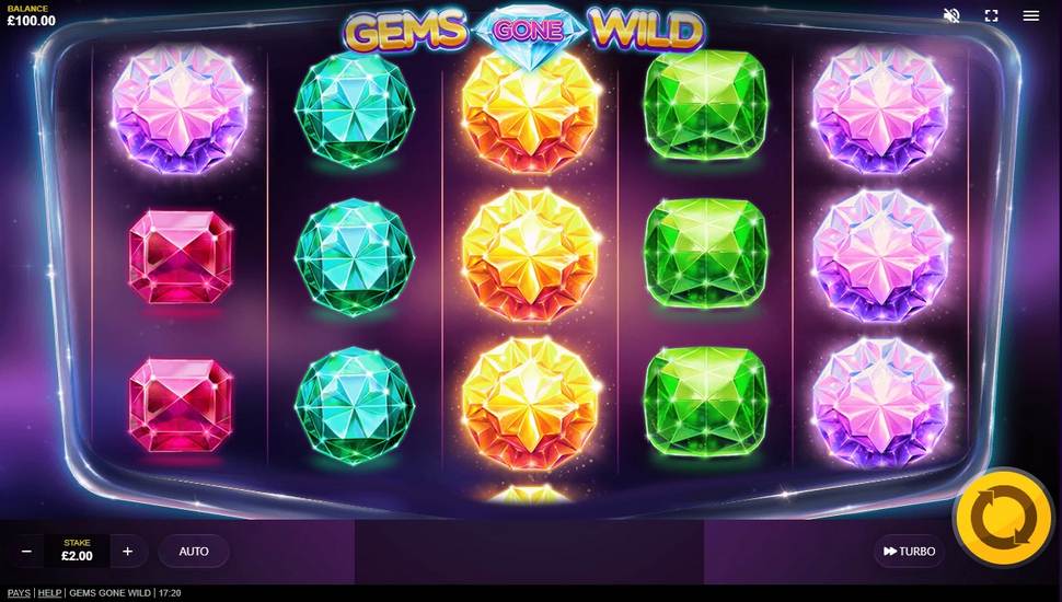 Gems Gone Wild Slot - Review, Free & Demo Play preview