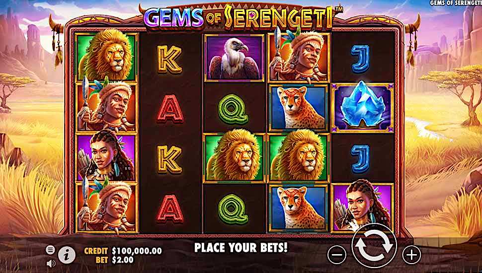 Gems of Serengeti Slot - Review, Free & Demo Play preview