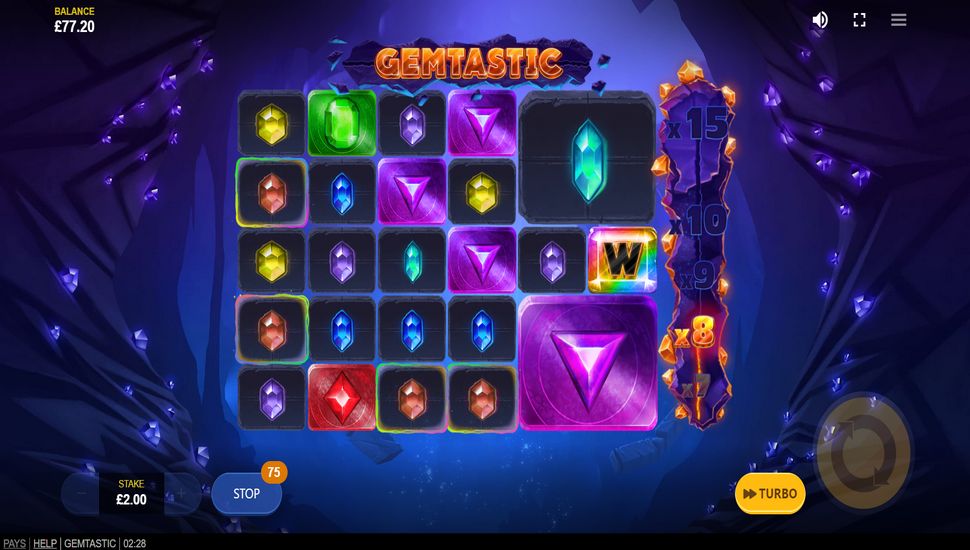 Gemtastic Slot - Multiplier