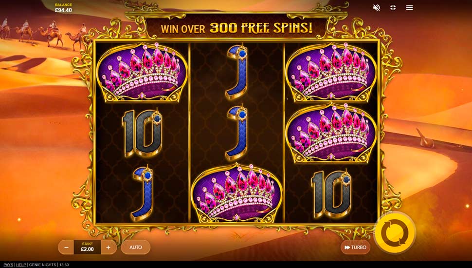 Genie Nights Slot - Review, Free & Demo Play preview