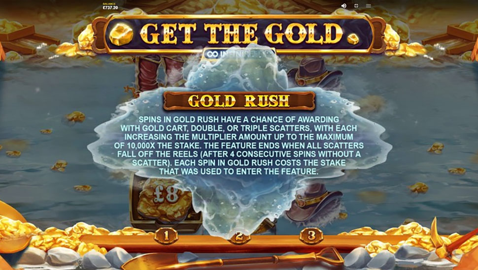 Get the Gold InfiniReels slot machine