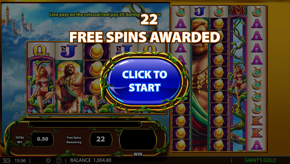 Giant's Gold Slot - Free spins