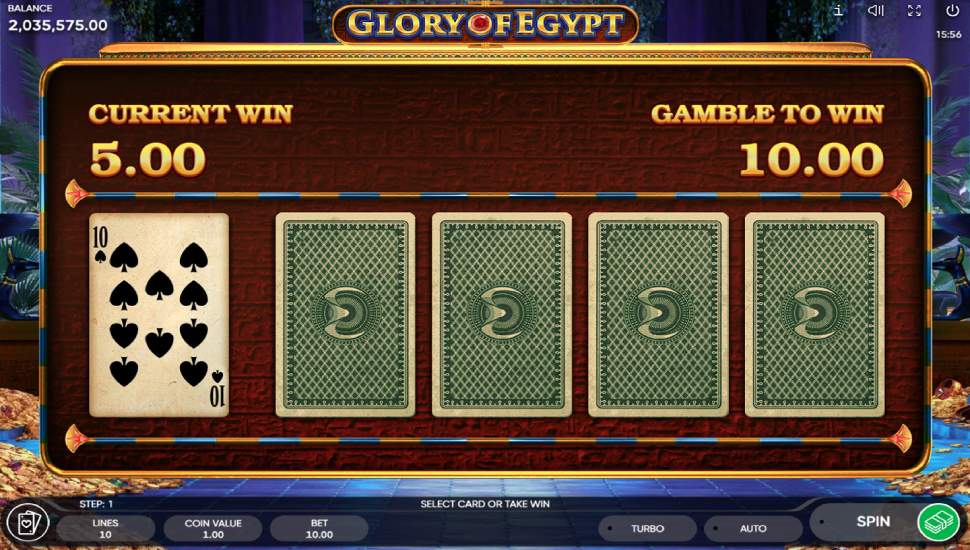 Glory of Egypt slot - risk game