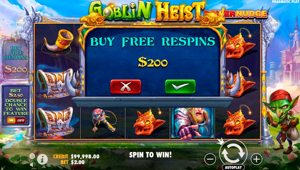 Goblin heist powernudge slot - bonus buy