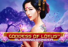 Goddess of Lotus Blooming Wonder Slot Logo