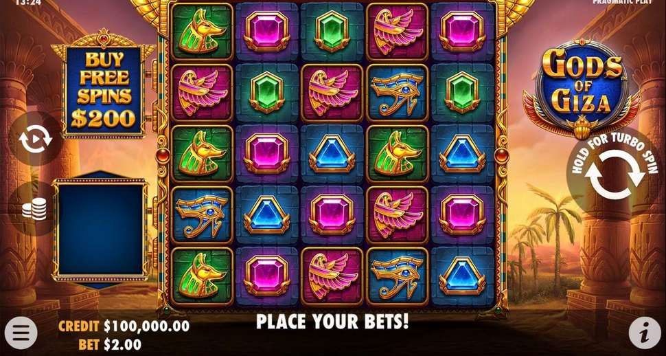 Gods of giza slot mobile