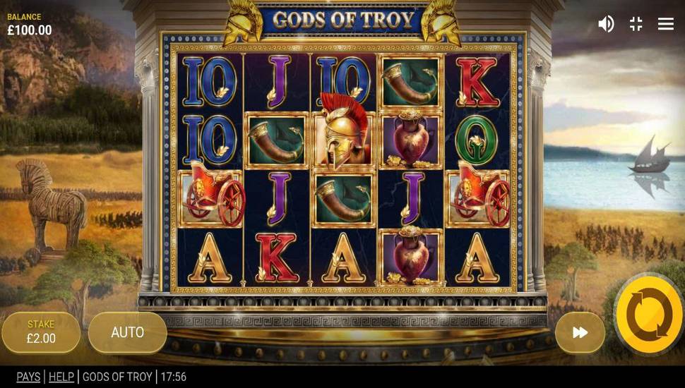 Gods of Troy Slot Mobile