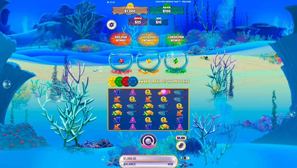 Gold Fish Feeding Time Treasure Slot - Review, Free & Demo Play preview