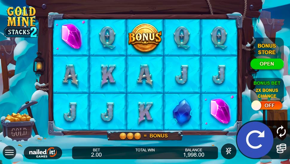 Gold Mine Stacks 2 Slot - Review, Free & Demo Play preview
