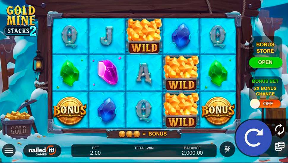 Gold Mine Stacks 2 slot mobile
