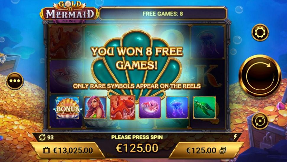 Gold of Mermaid slot Free games