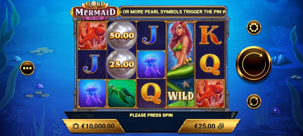 Gold of Mermaid slot Mobile