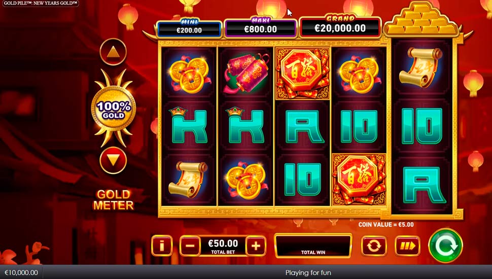 Gold Pile: New Years Gold Slot - Review, Free & Demo Play