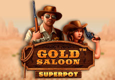 Gold Saloon Superpot Slot - Review, Free & Demo Play logo