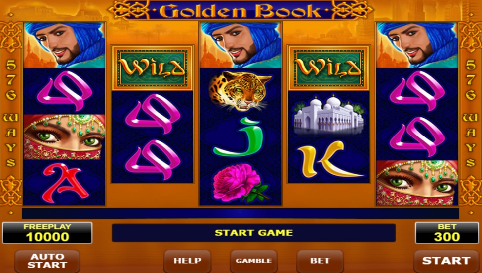 Golden Book Online Slot by Amatic preview