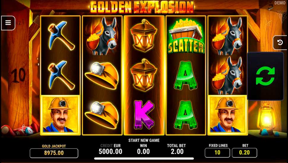 Golden Explosion slot mobile