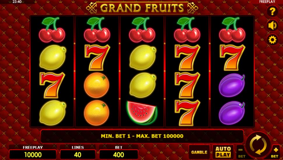 Grand Fruits Slot - Review, Free & Demo Play