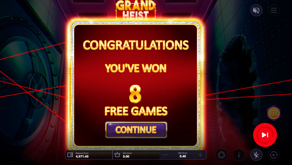 Grand heist feature buy slot Free Games