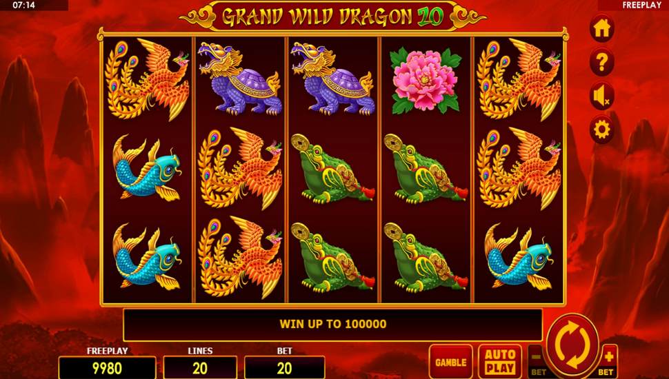 Grand Wild Dragon 20 Slot - Review, Free & Demo Play