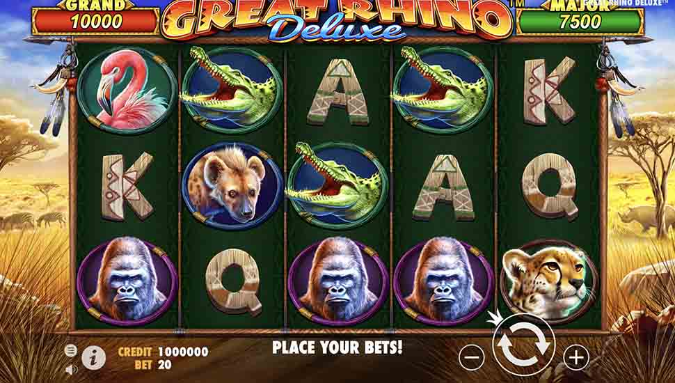 Great Rhino Deluxe Slot - Review, Free & Demo Play