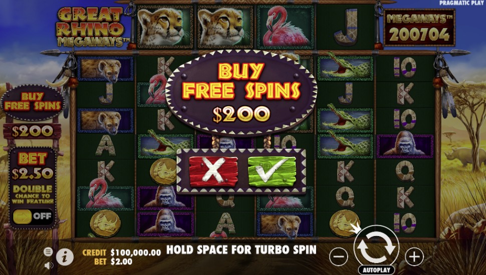 Great rhino megaways slot- bonus buy