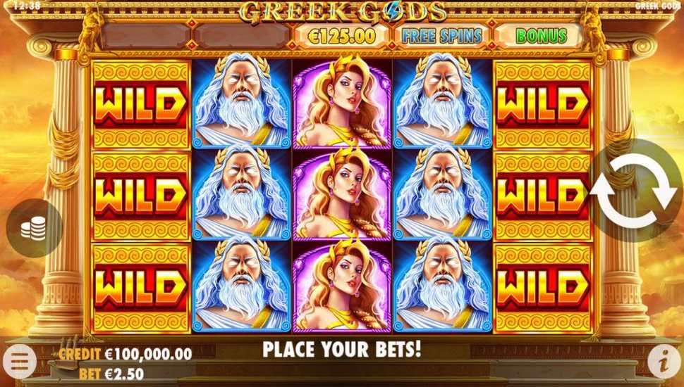 Greek Gods Slot Mobile