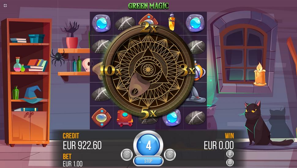 Green Magic Slot - Multiplier Chance