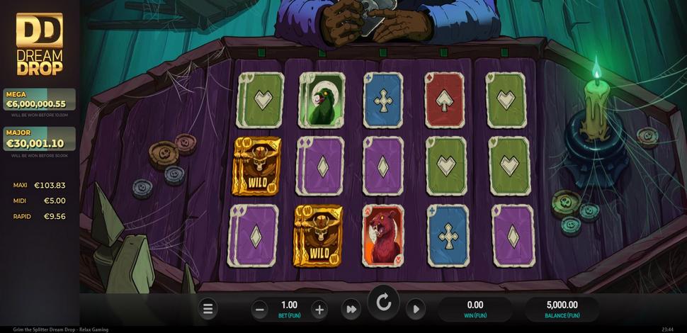 Grim The Splitter Dream Drop Slot - Review, Free & Demo Play preview