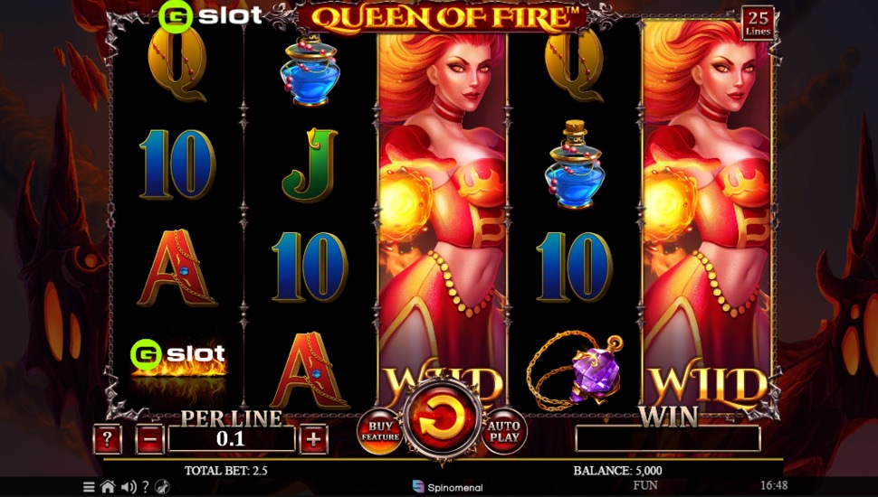 Gslot Queen of Fire Slot