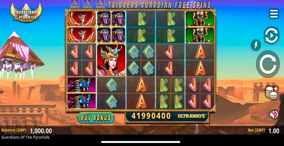 Guardians of the Pyramids slot mobile