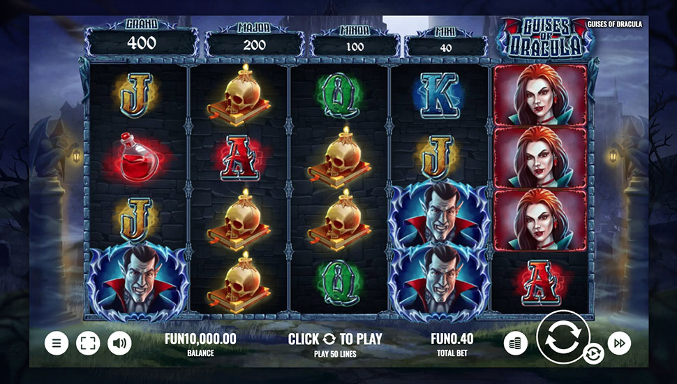 Guises of Dracula slot preview